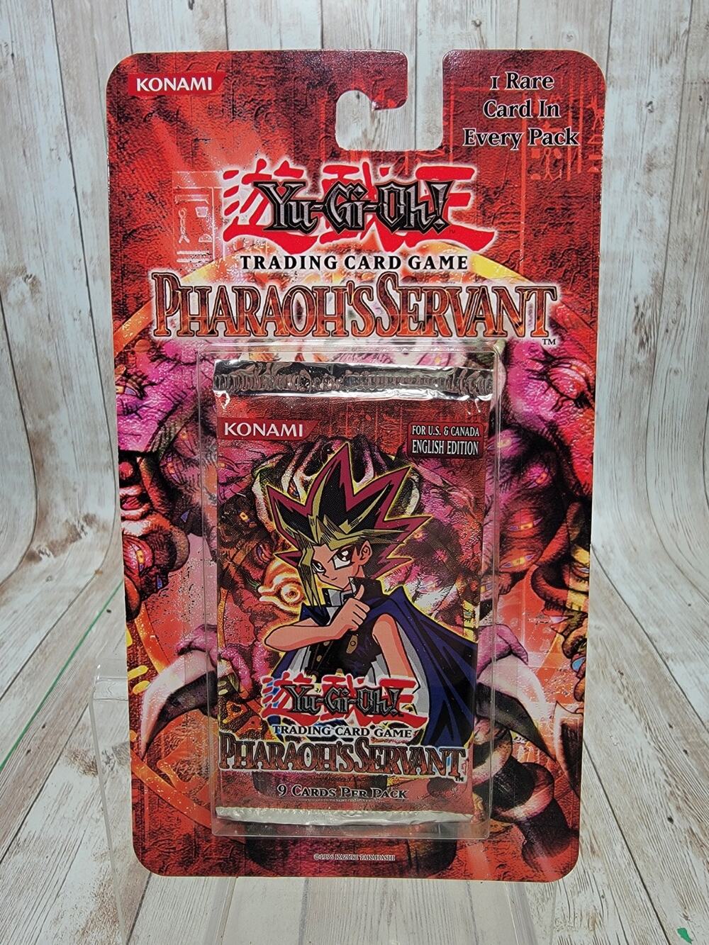 Yu-Gi-Oh! Pharaoh's Servant Blister Booster Pack Sealed Square Original Konami
